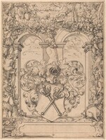 Design for a Window (Hunting Scene), Christoph Murer, 1579