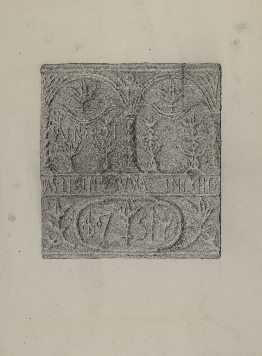 Pa. German Stove Plate