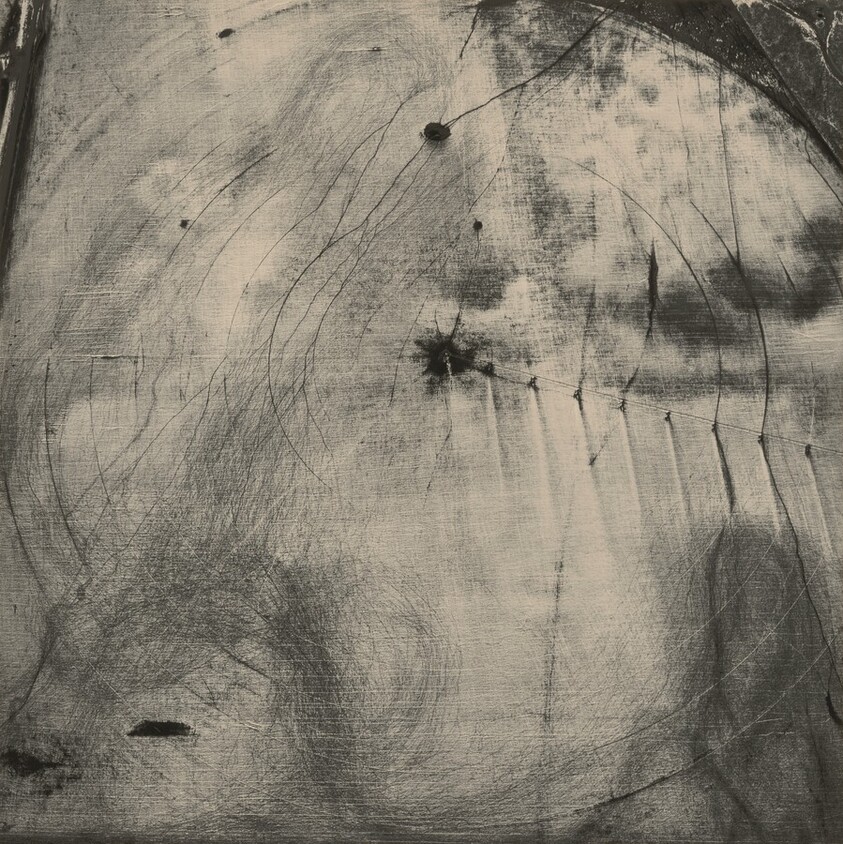 Winter on the High Plains, Snow Over Pivot Agriculture, near Liberal, Kansas