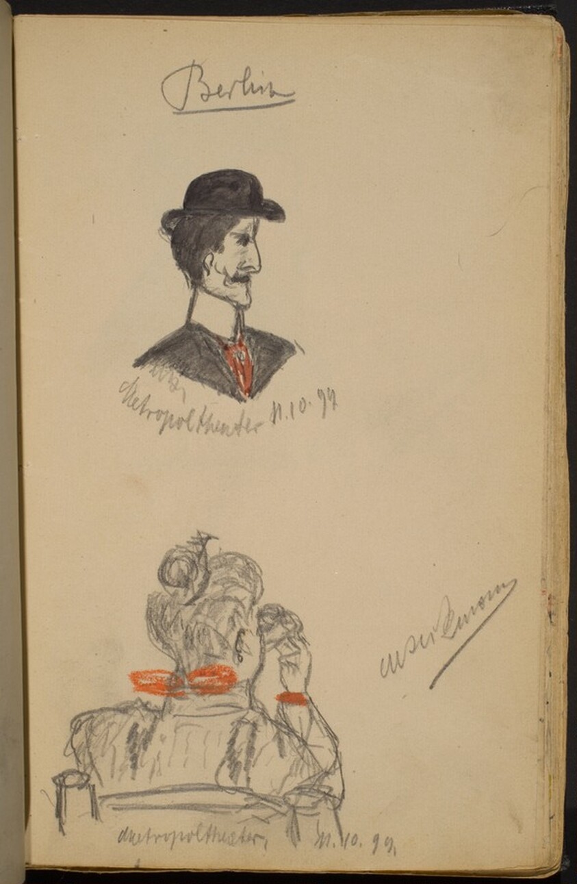 Two Studies of Spectators at the Metropol Theater