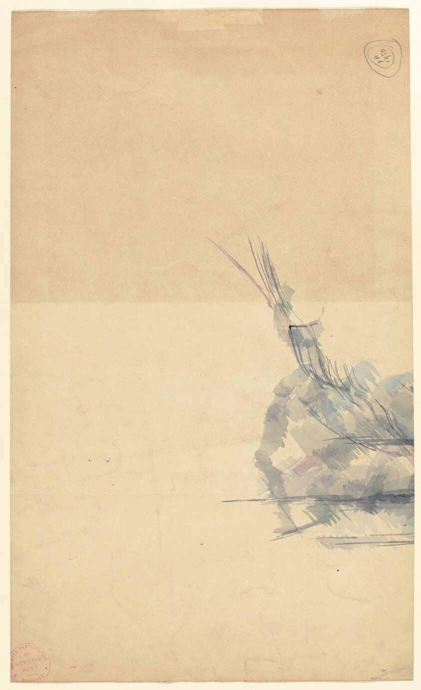 Study of a Rock [verso]