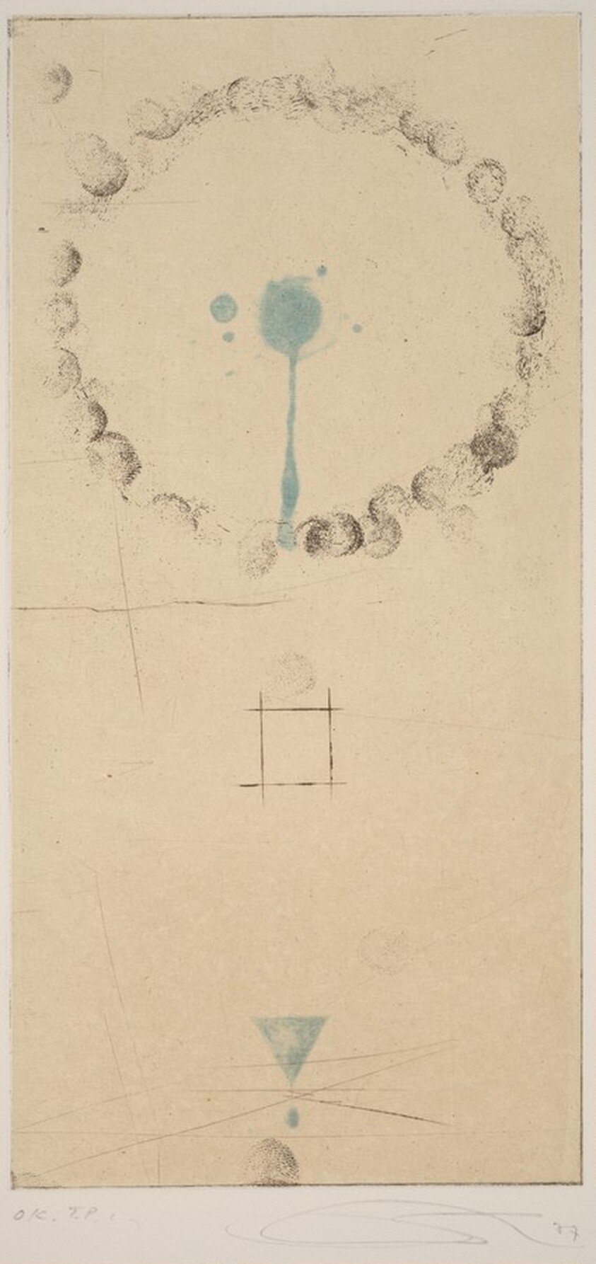 Between Vertical and Horizon -- Descended Triangle (Well 2)