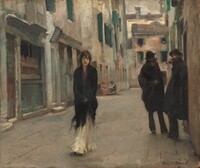 Street in Venice, John Singer Sargent, 1882