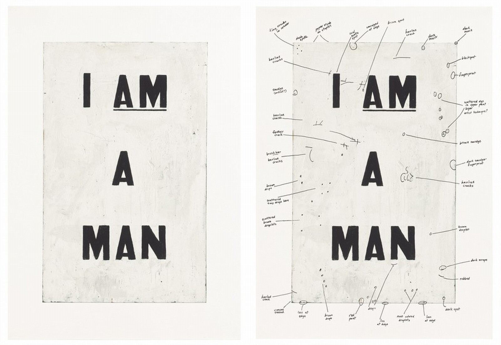 Condition Report, Glenn Ligon, 2000