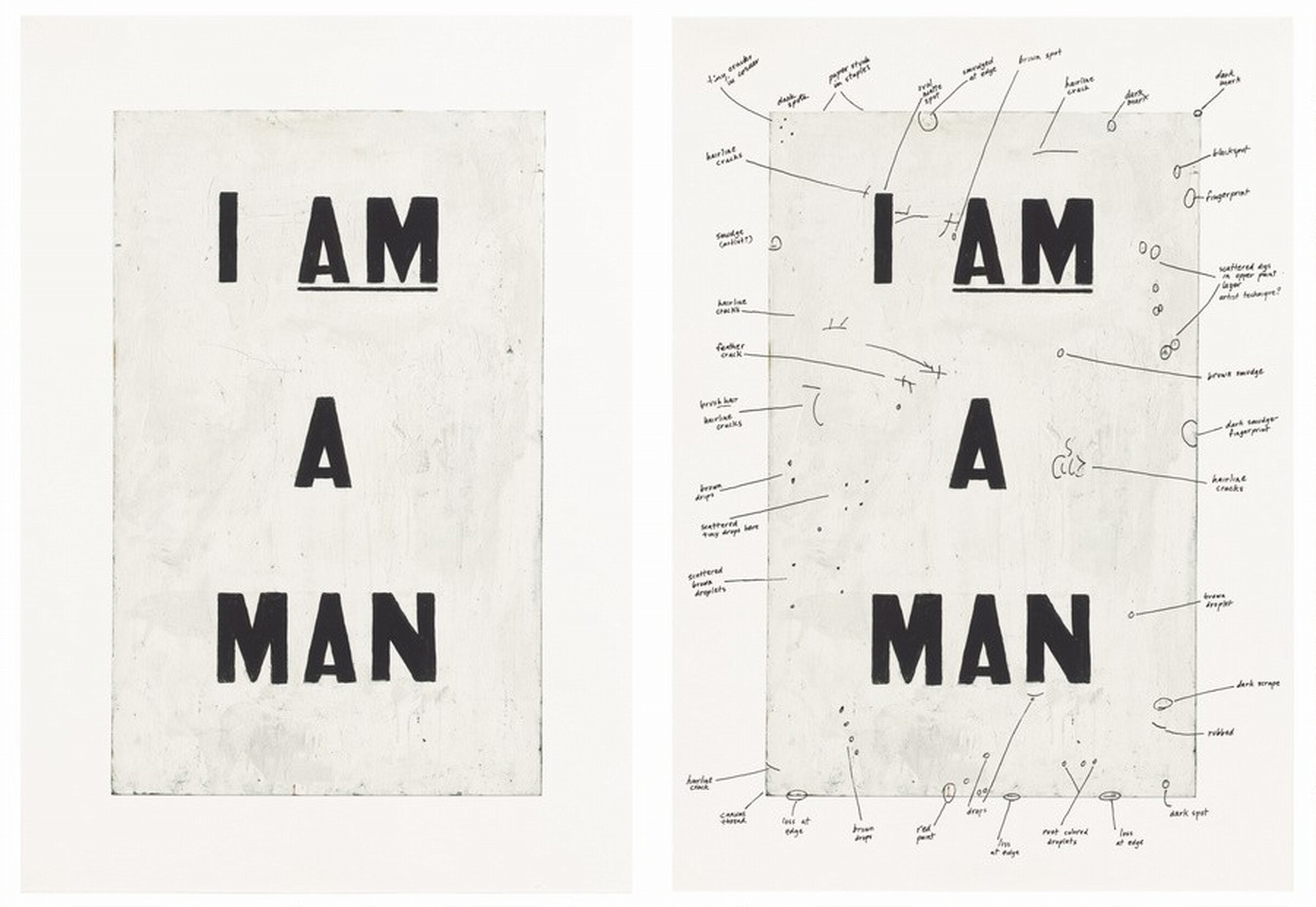 Condition Report, Glenn Ligon, 2000