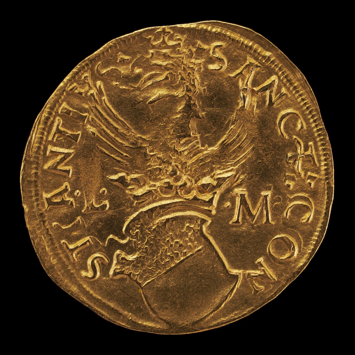 Crowned Shield, Eagle Crest [reverse]