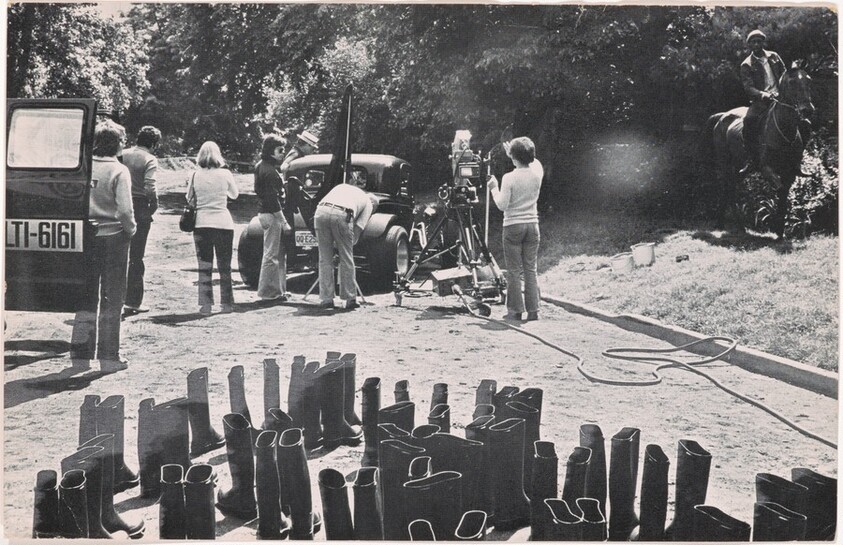 100 Boots in the Park. Central Park, New York City, May 16, 1973, 2:40 p.m.
