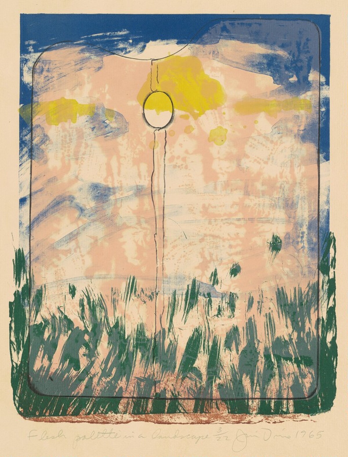 Flesh Palette in a Landscape