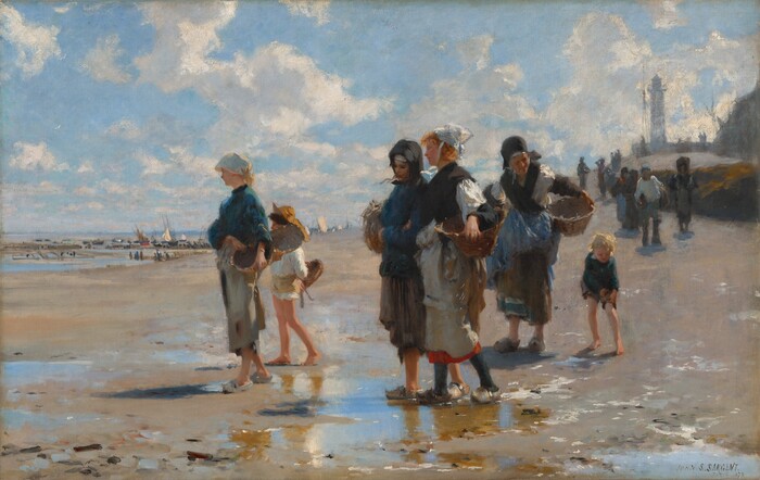 En route pour la pêche (Setting Out to Fish)
