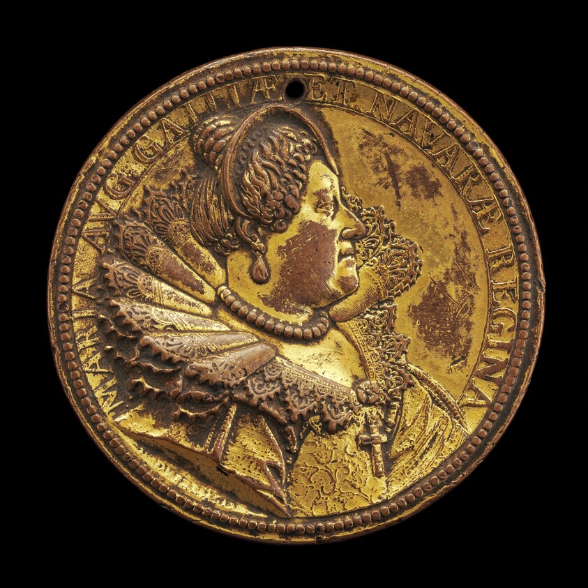 Marie de' Medici, 1573-1642, Queen Regent of France 1610-1617 [obverse]