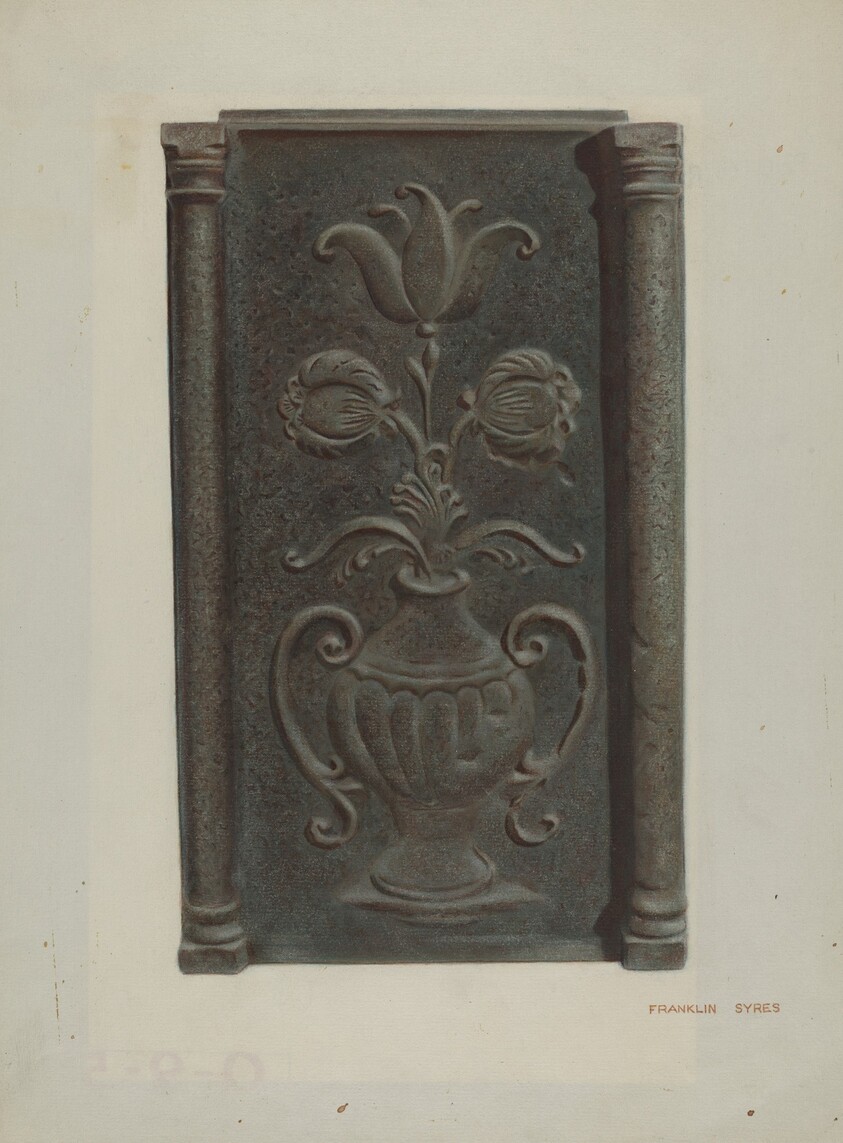 Pa. German Stove Plate