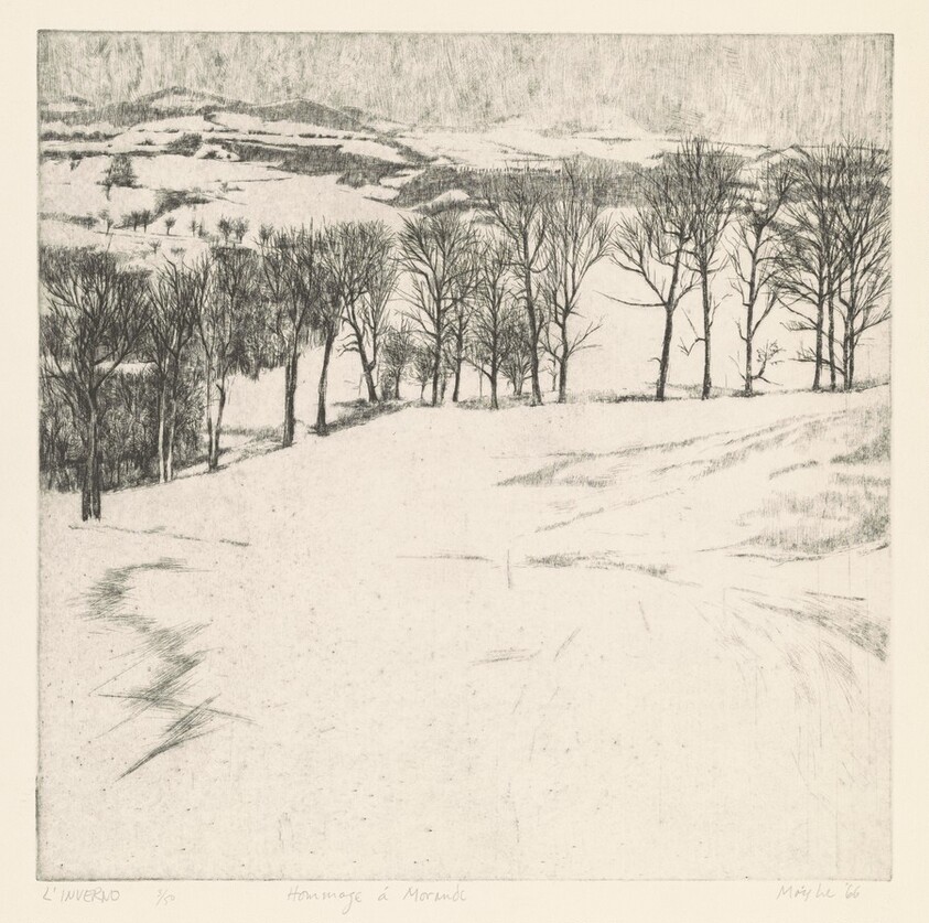 L'inverno: Hommage á Morandi