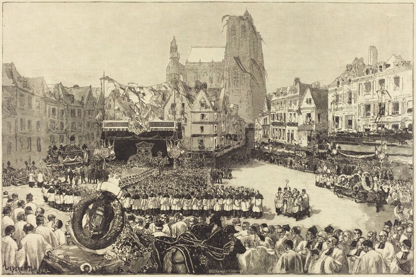 Les Funérailles de L'Amiral Courbet