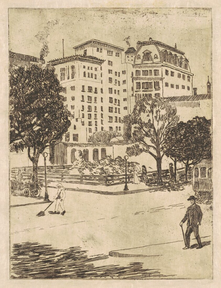 Trolley Line on Wisconsin Avenue