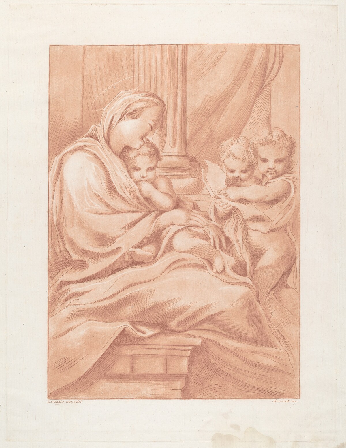 Virgin and Child with Two Angels