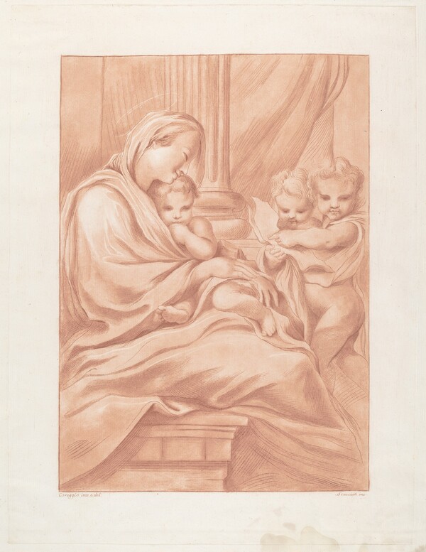 Virgin and Child with Two Angels
