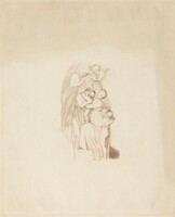 Holy Family? with Angels, British 19th Century, 19th century