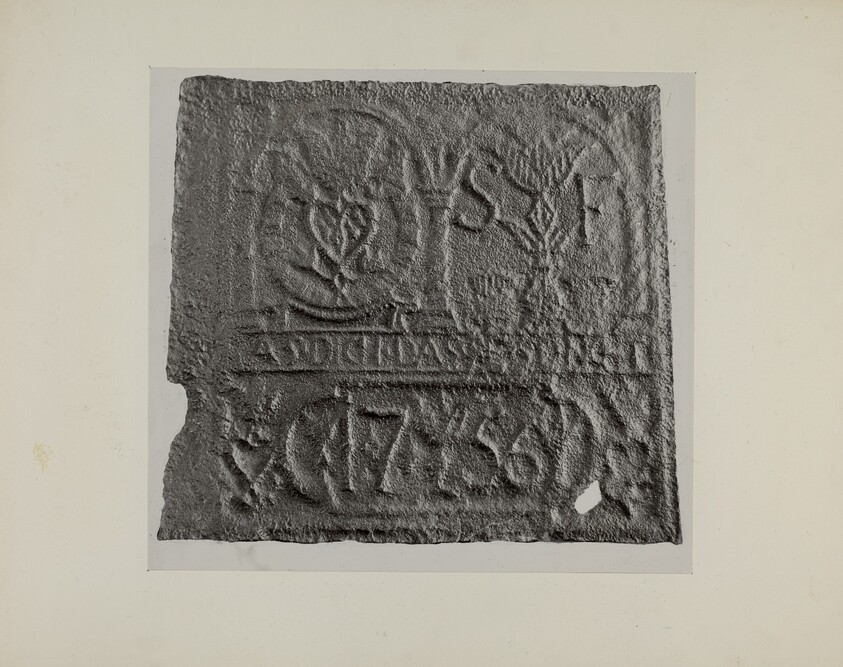 Pa. German Stove Plate