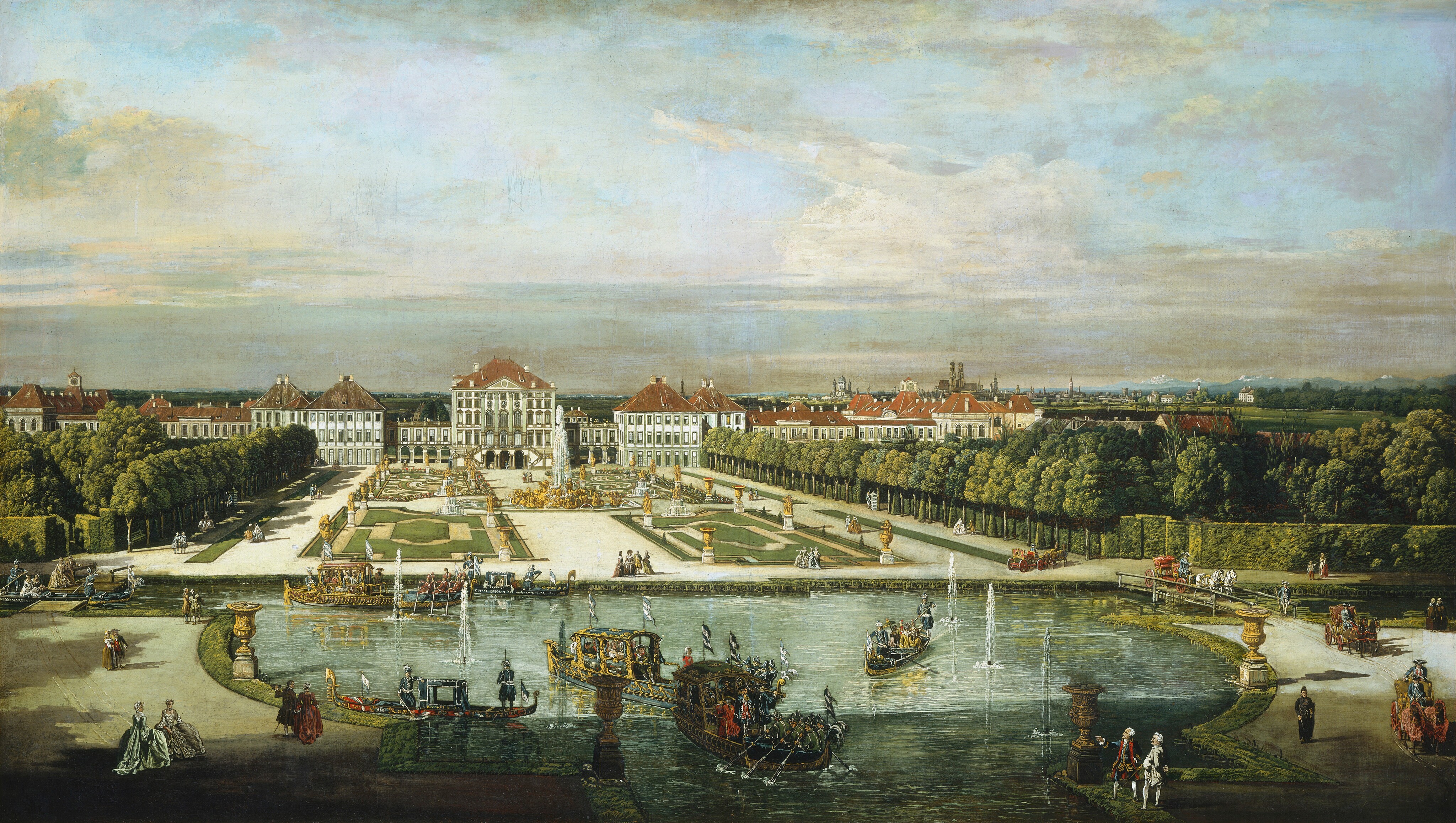 Nymphenburg Palace, Munich by Bernardo Bellotto, Italian 18th Century