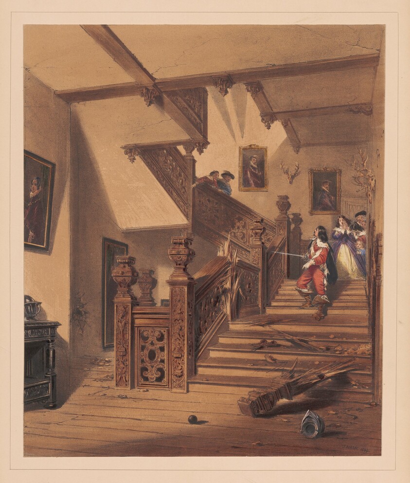 Staircase, Aston Hall, Warwickshire