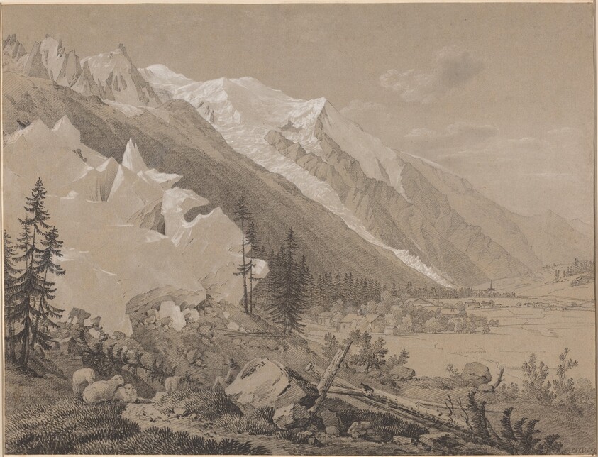 Vue du Mont Blanc