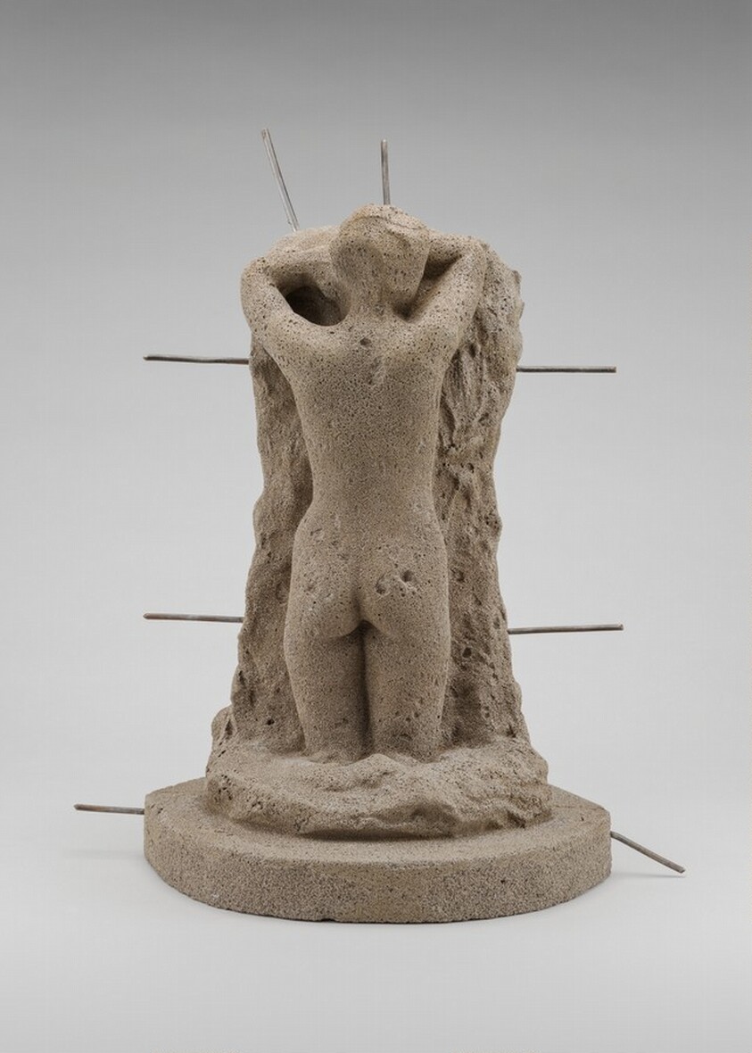 Lost-Wax Casting Display: clay model [third of ten steps]