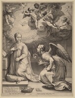 The Annunciation, Hendrik Goltzius, 1594