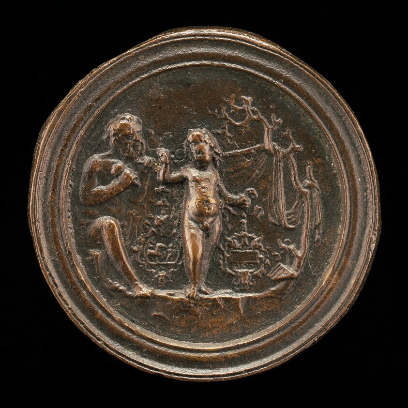 A Sculptor Carving a Statue of Cupid