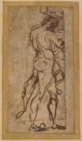 Two Nudes Fighting, Michelangelo, c. 1505