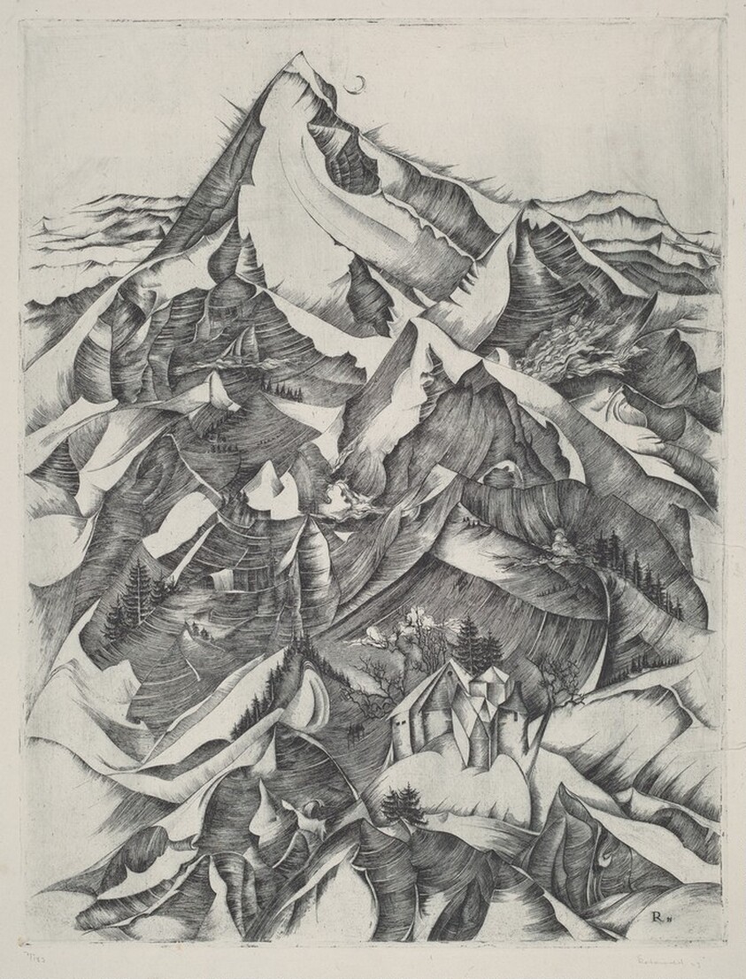 Landscape with Cottages