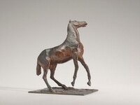 Horse Rearing, Edgar Degas, original wax 1880s, cast 1920/by 1964