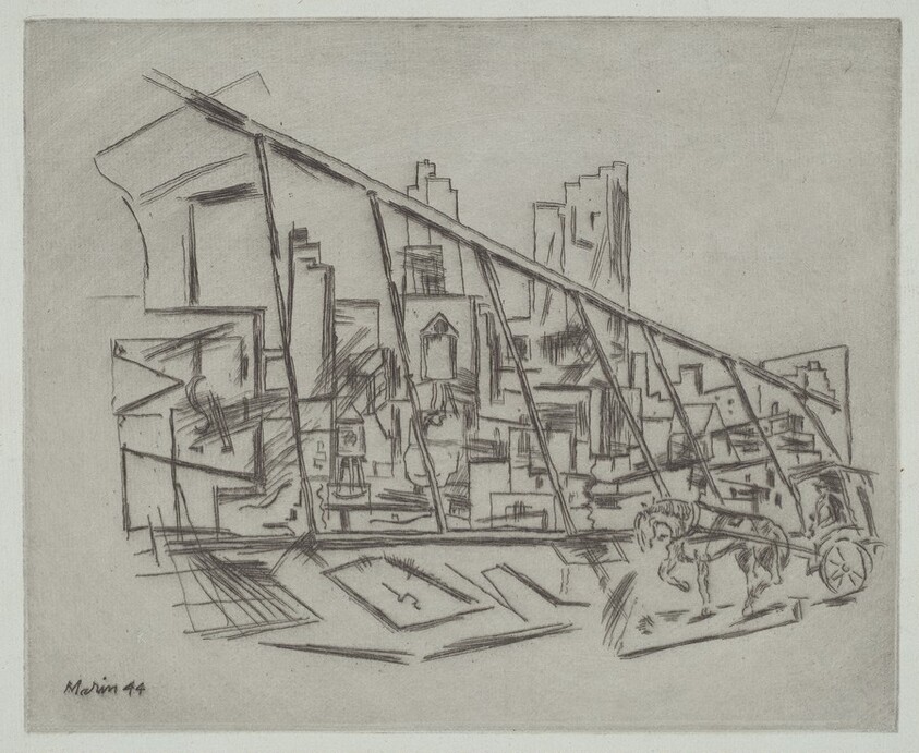 Brooklyn Bridge—On the Bridge, No. 1