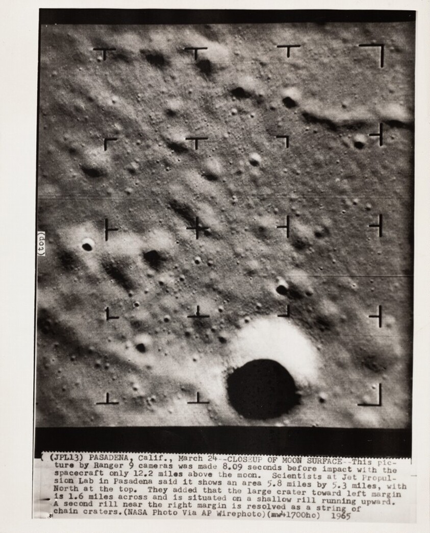 Title from caption on object: "Closeup of Moon Surface”