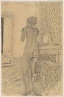 Nude before a Mirror, Pierre Bonnard, 1933