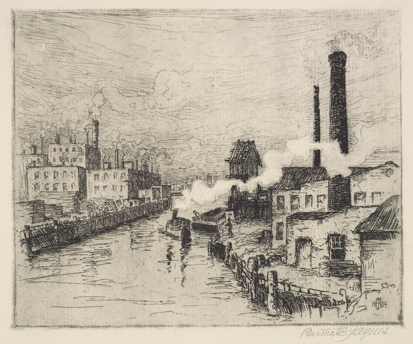 Factories on the Chicago River