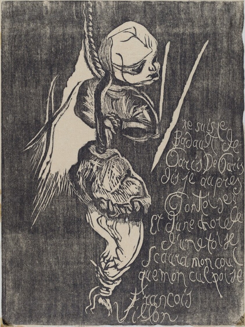 Pantagruel: Le Quatraine sur le probleme de gravitation par Villon