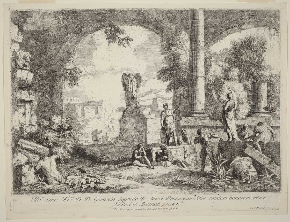Landscape with Classical Ruins