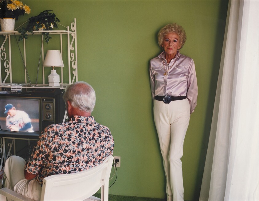 My Mother Posing for Me