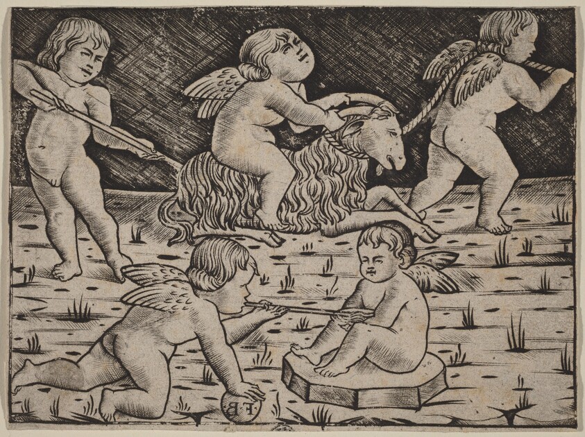 Five Cupids Playing