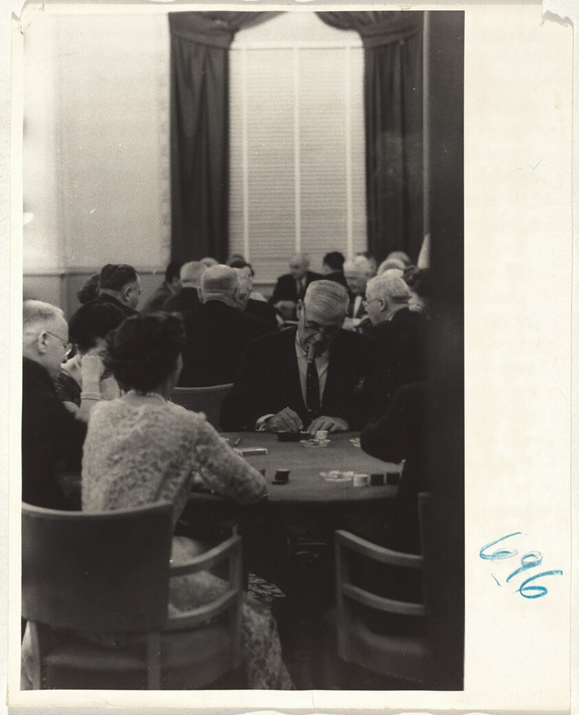 Card players--Butte, Montana