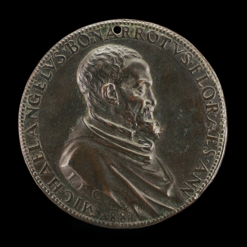 Michelangelo Buonarroti, 1475-1564, Florentine Artist [obverse]