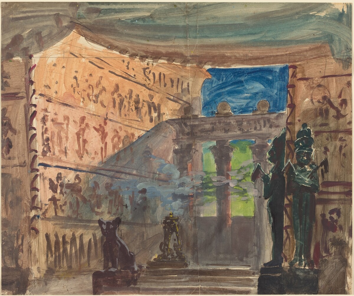 Interior of an Ancient Egyptian Temple