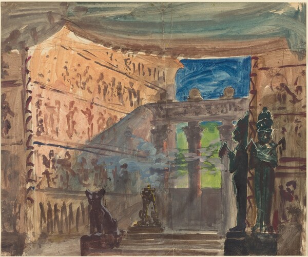 Interior of an Ancient Egyptian Temple