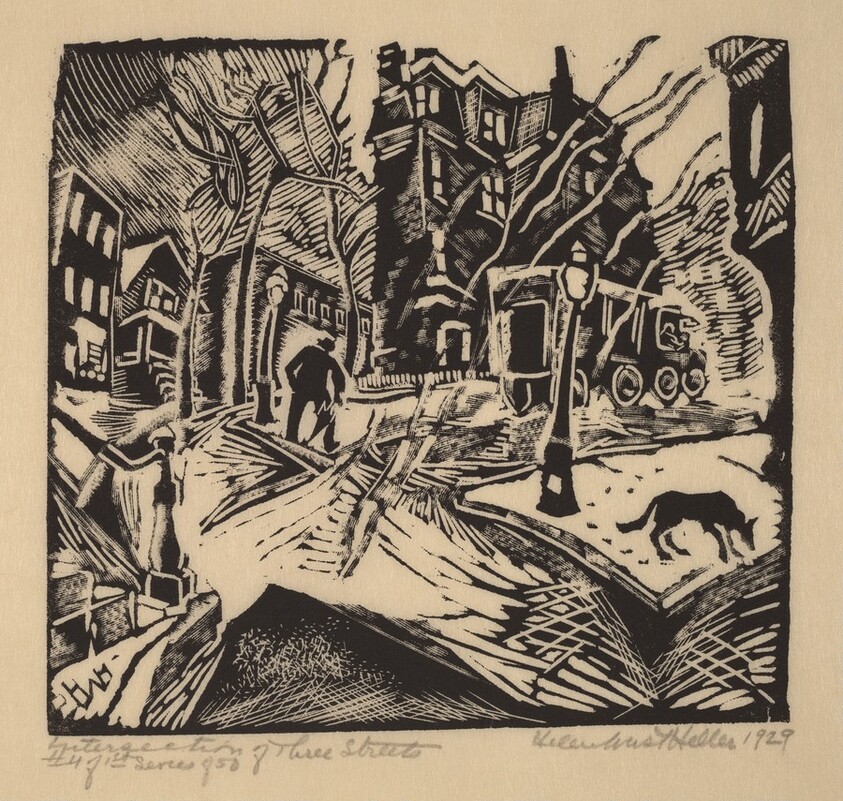 Intersection of Three Streets