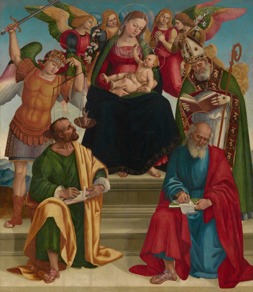 Madonna and Child with Saints and Angels