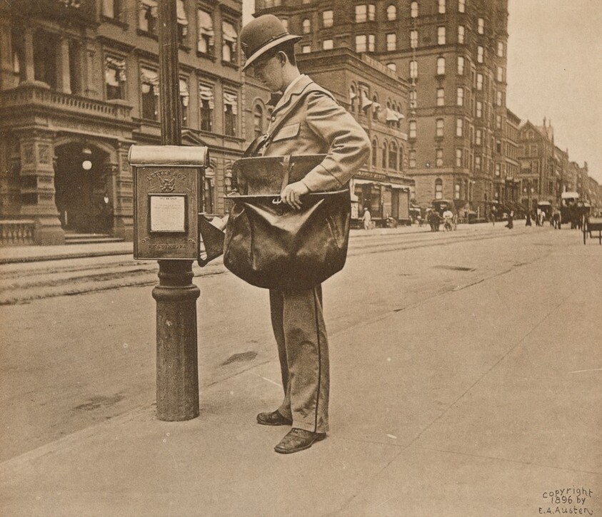 Postman, Fifty-Sixth Street and Madison Avenue