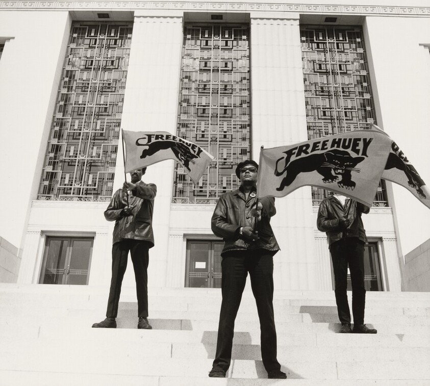 Black Panther demonstration, Alameda County Court House, Oakland, California