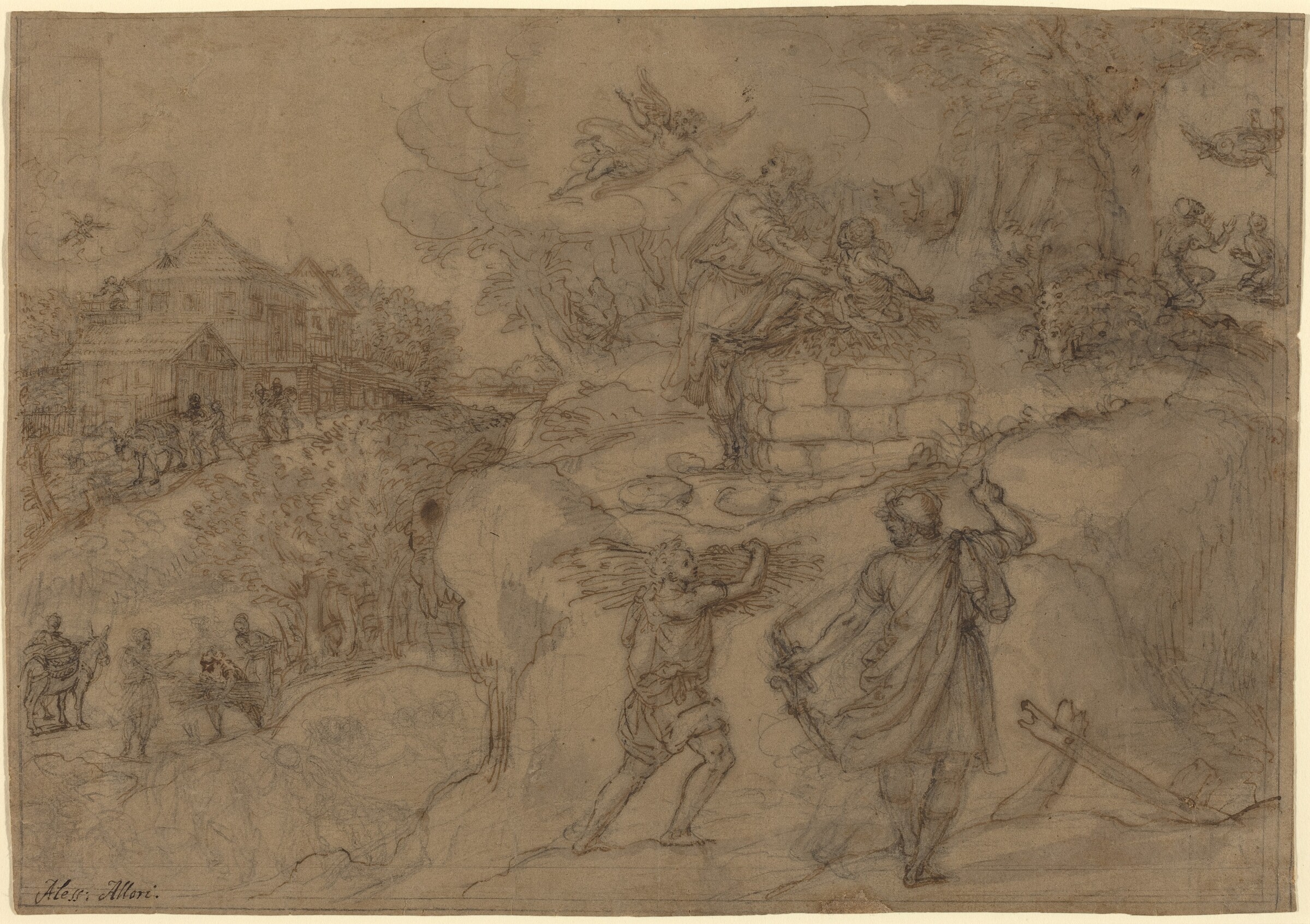 Sacrifice of Abraham, Alessandro Allori