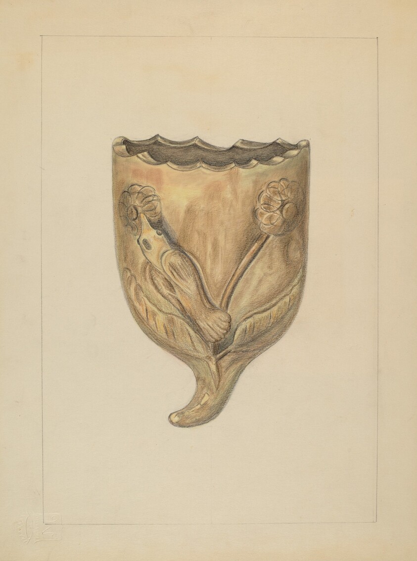 Wall Pocket for Flowers