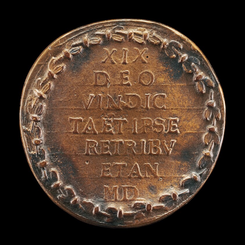 Inscription in a Wreath [reverse]